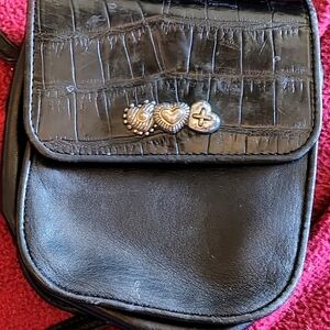 Women's Black Brighton Crossbody Purse.